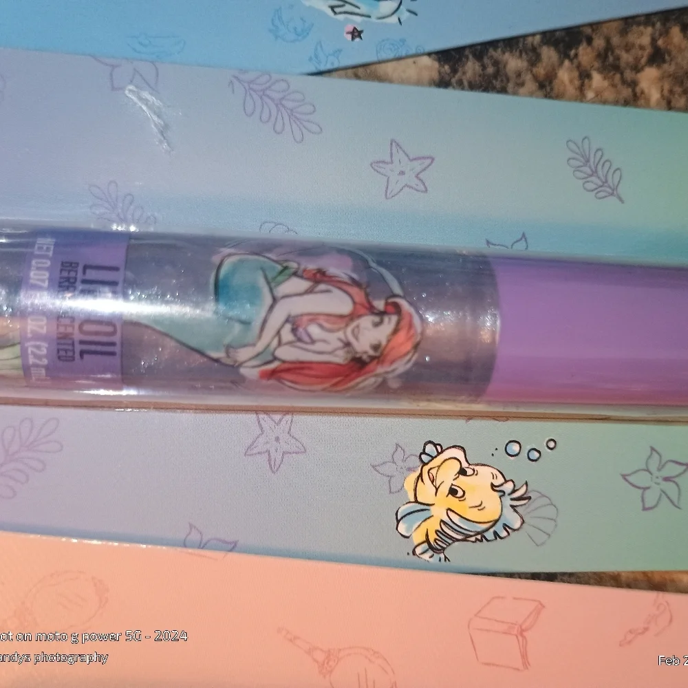 Disney Princess Scented Lip Oil Trio - Blue, Purple, Pink